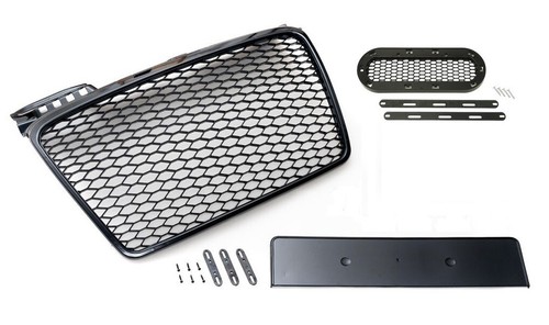 Waben front grill - front, schwarz